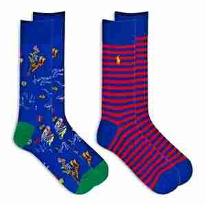 Polo Ralph Lauren Logo Crew Socks, Pack of 2